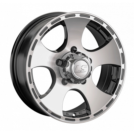 Диск литой 7*16 5*139,7 ET5 108,5 LS LS 795 BKF в Луганске - 1