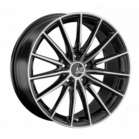 Диск литой 8*18 5*114,3 ET40 67,1 LS LS RC63 BKF в Луганске - 1