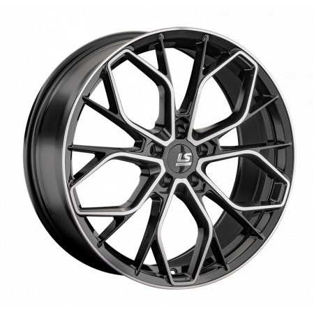 Диск литой 8,5*20 5*114,3 ET45 67,1 LS LS RC71 BKF в Луганске - 1
