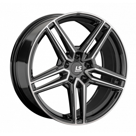 Диск литой 8,5*19 5*114,3 ET30 67,1 LS LS RC79 BKF в Луганске - 1