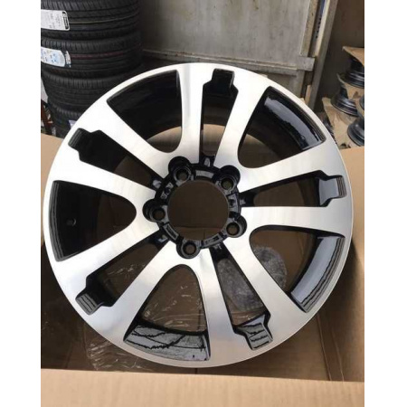 Диск литой 7*18 5*139,7 ET35 108,5 K&K Сахара-Patriot алмаз-черный в Луганске - 1