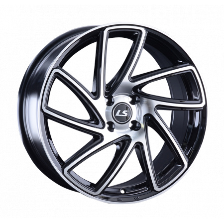 Диск литой 7,5*17 4*100 ET40 60,1 LS LS 1054 BKF в Луганске - 1