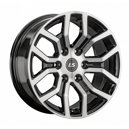 Диск литой 9*20 6*139,7 ET25 106,1 LS LS 1367 BKF в Луганске - 1
