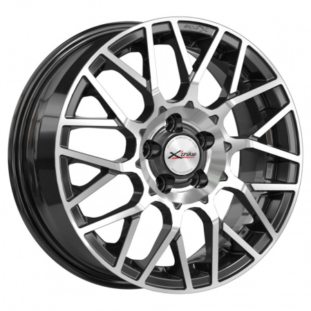 Диск литой 6*15 4*98 ET35 58,6 X'trike X-132 BK/FP в Луганске - 1