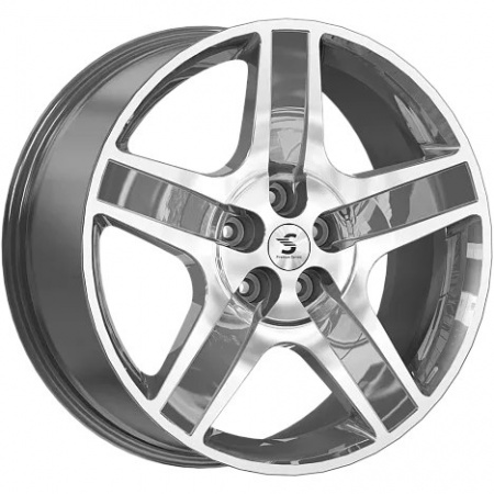 Диск литой 8,5*20 5*112 ET34 66,6 K&K КР008 Diamond-gloss-graphite в Луганске - 1