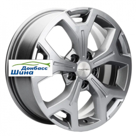 Диск литой 6,5*17 5*114,3 ET40 64,1 Khomen Wheels KHW1710 (Haval F7/F7x) Gray в Луганске - 1