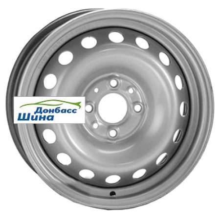 Диск штампованный 5,5*14 4*100 ET49 56,6 ТЗСК Daewoo Nexia Серебро в Луганске - 1