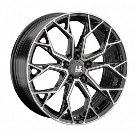 Диск литой 8,5*19 5*108 ET40 63,3 LS LS RC61 BKF в Луганске - 1