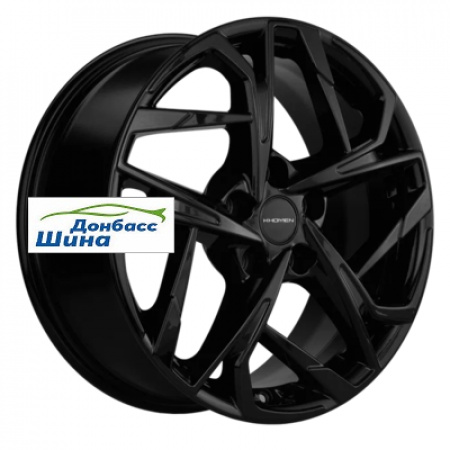 Диск литой 7*17 5*108 ET40 54,1 Khomen Wheels KHW1716 (Jac/Москвич 3) Black в Луганске - 1