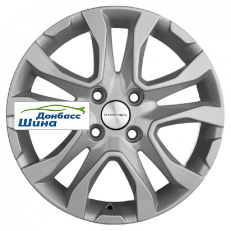 Диск литой 6*15 4*100 ET50 60,1 Khomen Wheels KHW1503 (Vesta) F-Silver в Луганске - 1