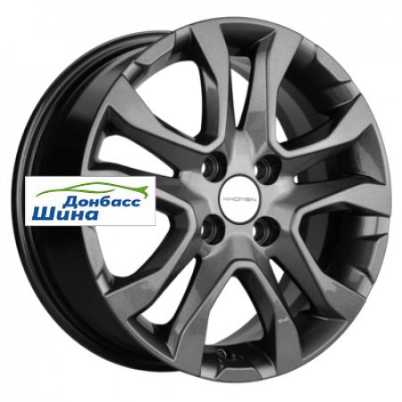Диск литой 6*15 4*100 ET40 60,1 Khomen Wheels KHW1503 (XRay) Gray в Луганске - 1
