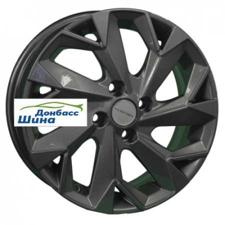 Диск литой 6*15 4*98 ET35 58,6 Khomen Wheels KHW1508 (Lada Granta) Gray в Луганске - 1