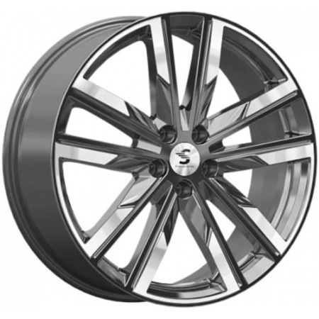 Диск литой 8*20 5*108 ET46 63,35 K&K КP014-12 Diamond-gloss-graphite в Луганске - 1