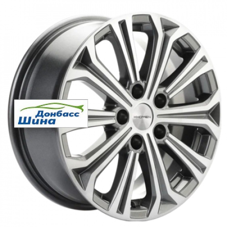 Диск литой 6,5*16 5*108 ET50 63,3 Khomen Wheels KHW1610 (Focus) Gray-FP в Луганске - 1