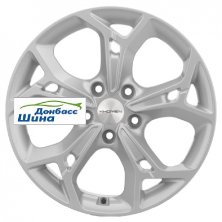 Диск литой 7*17 5*110 ET46 63,3 Khomen Wheels KHW1702 (Changan CS35/CS35 Pro) F-Silver в Луганске - 1