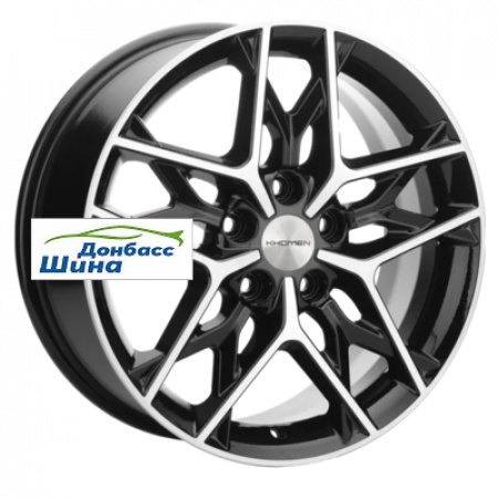 Диск литой 7*17 5*108 ET50 63,35 Khomen Wheels KHW1709 (Ford C-Max) Black-FP в Луганске - 1