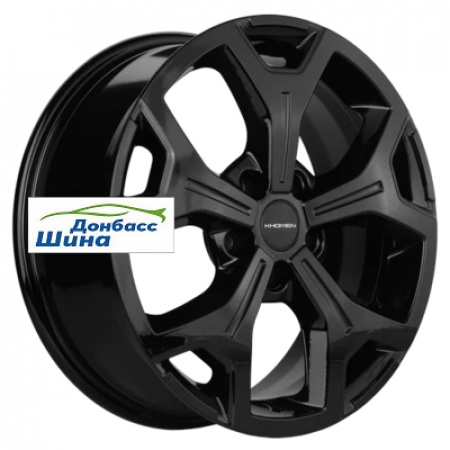 Диск литой 6,5*17 5*108 ET33 60,1 Khomen Wheels KHW1710 (Chery Tiggo 7pro) Black в Луганске - 1