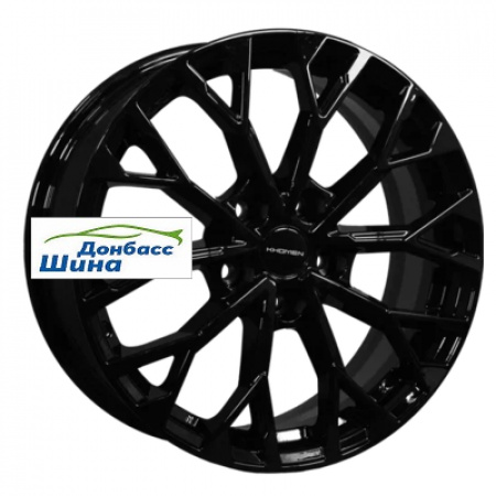 Диск литой 7*17 5*110 ET46 63,3 Khomen Wheels KHW1718 (Changan CS35/CS35 Plus) Black в Луганске - 1