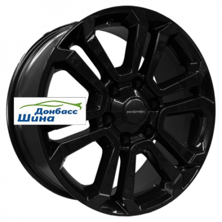 Диск литой 7,5*18 6*139,7 ET25 106,1 Khomen Wheels KHW1817 (LC Prado) Black в Луганске - 1