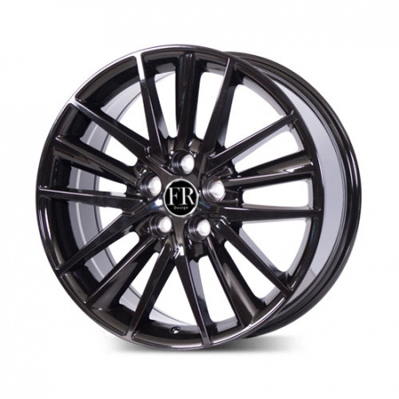 Диск литой 8,0*18 5*114,3 ET50 60,1 FR REPLICA TY494 (Black) в Луганске - 1