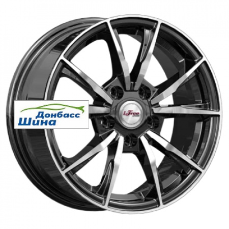 Диск литой 6,5*15 5*100 ET38 57,1 iFree Сион (КС1055) Блэк Джек в Луганске - 1