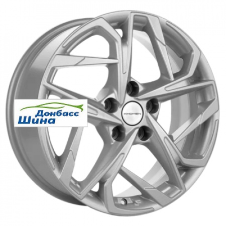 Диск литой 7*17 5*114,3 ET48 56,1 Khomen Wheels KHW1716 (Forester) F-Silver в Луганске - 1