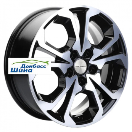 Диск литой 6,5*17 5*108 ET43 65,1 Khomen Wheels KHW1711 (DFM AX 7) Black-FP в Луганске - 1