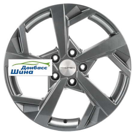 Диск литой 7*17 5*114,3 ET50 67,1 Khomen Wheels KHW1712 (CX-5/Seltos/Optima) Gray в Луганске - 1