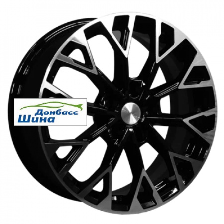 Диск литой 7*17 5*108 ET33 60,1 Khomen Wheels KHW1718 (Chery Tiggo 4/Exeed LX/Omoda C5) Black-FP в Луганске - 1