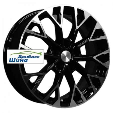 Диск литой 7*17 5*114,3 ET37 66,5 Khomen Wheels KHW1718 (Jolion) Black-FP в Луганске - 1