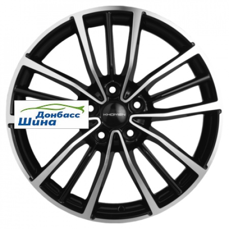 Диск литой 7*18 5*114,3 ET40 66,5 Khomen Wheels KHW1812 (Haval Dargo) Black-FP в Луганске - 1