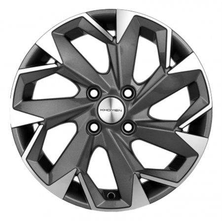 6*15 4*98 ET35 58.6 Khomen Wheels KHW1508 Gray-FP - 1