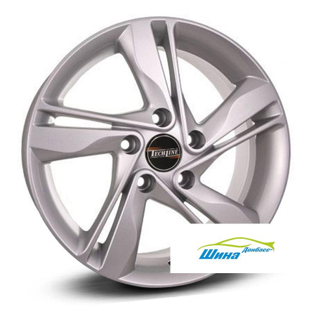Диск литой 6,5*16 5*114,3 ET50 66,1 Tech Line 650 S в Луганске - 1