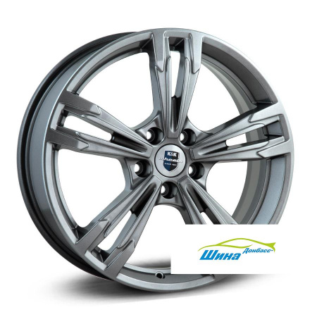 Диск литой 7*18 5*115 ET45 70,2 КиК Karrera Light Platinum в Луганске - 1