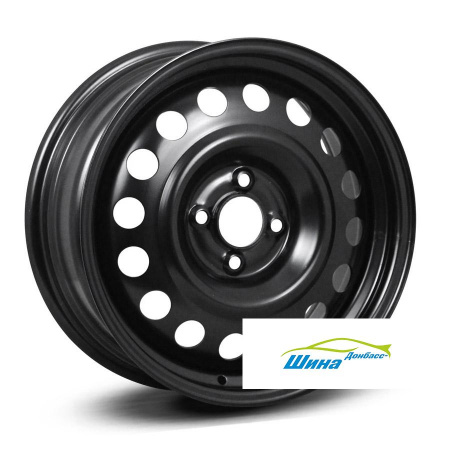 Диск штампованный 6,5*17 4*100 ET41 60,1 TREBL X40937 Black в Луганске - 1