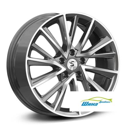 Диск литой 7,5*18 5*112 ET40 57,1 Premium Series КР010 Kodiaq GlossGrapfp в Луганске - 1