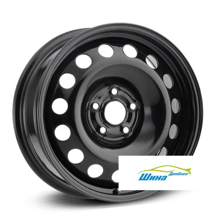 Диск штампованный 7,5*18 5*108 ET33 60,1 TREBL R-1734 Black в Луганске - 1