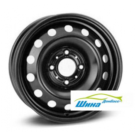 Диск штампованный 6*15 4*100 ET40 60,1 Magnetto 15002 Black в Луганске - 1