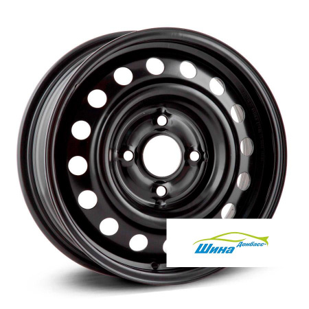Диск штампованный 6*15 4*100 ET50 60,1 Magnetto 15009 Black в Луганске - 1