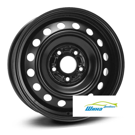 Диск штампованный 6,5*16 5*105 ET39 56,6 ТЗСК Chevrolet_Opel Black в Луганске - 1