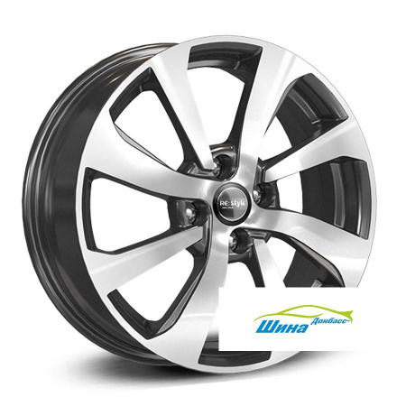 Диск литой 6*16 4*100 ET50 60,1 iFree Original ZV Vesta КС893 BFP в Луганске - 1