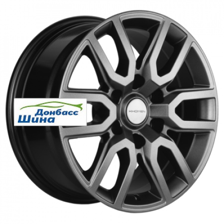 Диск литой 8*17 6*139,7 ET36 100,1 Khomen Wheels KHW1723 (Tank 300) Gray в Луганске - 1