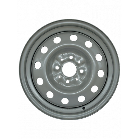 Диск штампованный 5,5*14 4*98 ET35 58,5 Accuride Wheels ВАЗ 2170 Приора серый в Луганске - 1