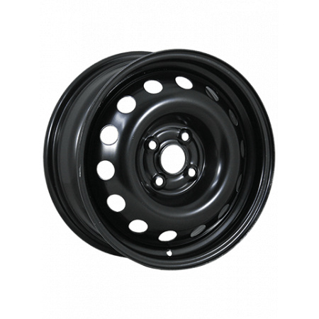 Диск штампованный 6*15 4*100 ET40 56,6 TREBL X40003 CHEVROLET Aveo_OPEL Corsa черный в Луганске - 1