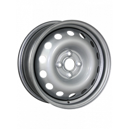 Диск штампованный 6*15 4*100 ET48 54,1 TREBL 8114 HYUNDAI Solaris_KIA Rio сильвер в Луганске - 1