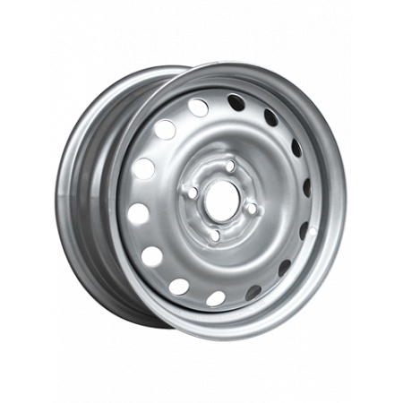 Диск штампованный 5,5*14 4*100 ET45 56,1 TREBL 53A45V KIA Spectra сильвер в Луганске - 1