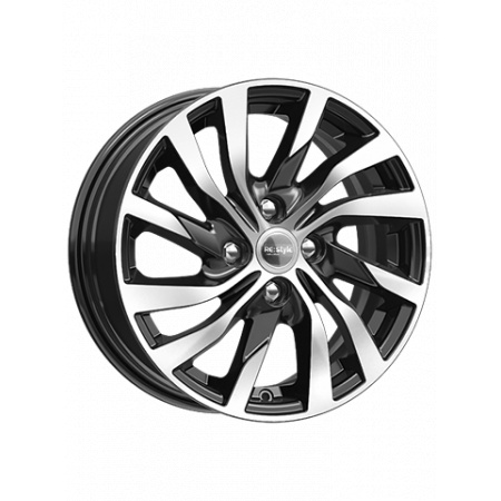 Диск литой 6*15 4*100 ET40 60,1 iFree Original КС882 (ZV 15_Logan II) алмаз черный в Луганске - 1