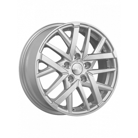 Диск литой 6*16 5*100 ET38 57,1 SKAD БОСФОР toyota silver в Луганске - 1