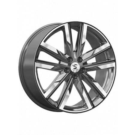 Диск литой 8*20 5*108 ET36 65,1 Premium Series КР014 (20_EXEED VX) Diamond gloss graphite в Луганске - 1