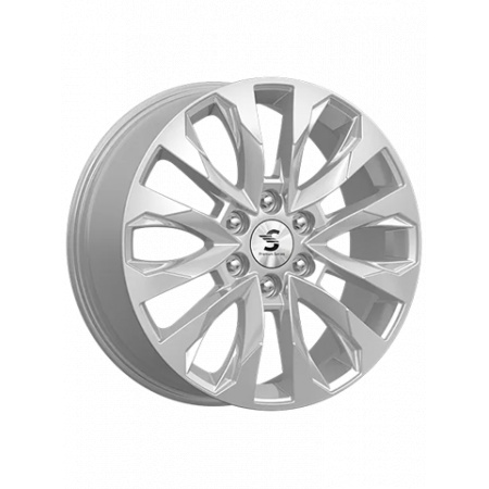 Диск литой 8*20 6*139,7 ET38 67,1 Premium Series КР007 (20_Pajero Sport) Elite silver в Луганске - 1